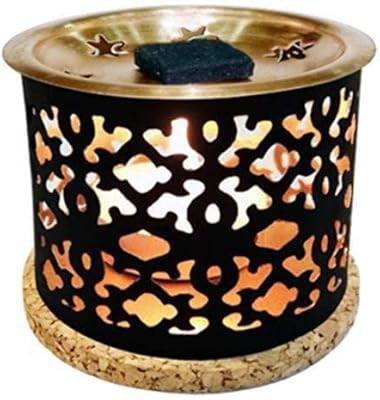 Dukhni -snowflakes - porte-brûleur exotique - marron