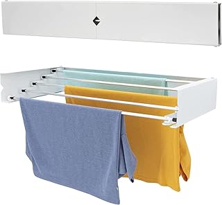 Étendoir à linge mural hommert | machine laver rétractable 95 cm. La force de DIAYTAR COTE D'IVOIRE réside dans sa capacité à offrir une expérence d'achat agréable et pratique. Les clients peuvent parcourir facilement les différentes catégories de produits, bénéficier de promotions attractives et profiter d'un service client réactif. DIAYTAR COTE D'IVOIRE s'efforce continuellement d'améliorer son offre et ses services pour répondre aux attentes de sa clientèle croissante.