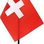 Ensemble de drapeaux de bureau de luxe anley suisse 6 x 4"