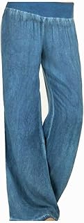 Zurdox pantalons pour femmes, pantalons larges pour femmes d'automne et d'hiver, jeans longs