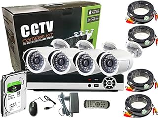 Kit de caméra hd 4 canaux avec disque dur de 1 to