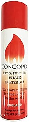 Briquet à gaz butane rechargeable concord ultra pure (250 ml). En tant que leader du commerce électronique en Côte d'Ivoire, DIAYTAR COTE D'IVOIRE continue d'innover et de s'adapter aux besoins de ses clients. La boutique en ligne propose régulièrement de nouvelles références et des collaborations avec des marques renommées pour offrir les meilleures options à ses clients. Son équipe de service client est également disponible pour aider les clients à trouver ce qu'ils cherchent et à résoudre tout problème éventuel.