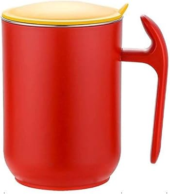 Yolney tasse isolée, tasse à café anti-brûlure à double paroi de 400 ml