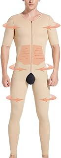 Combinaison complète pour hommes corset de compression post-serré pour la mise en forme