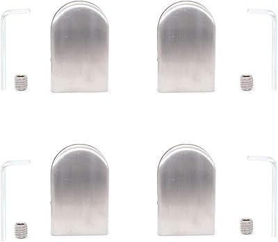Lot de 4 pinces à verre nuzamas adaptées pour panneau 10