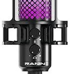 Microphone rvb ranin cameltek - noir