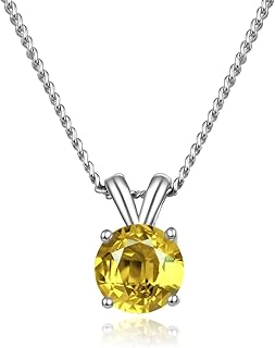 Collier en argent sterling véritable de 16", collier multicouche de 8 mm, pendentif