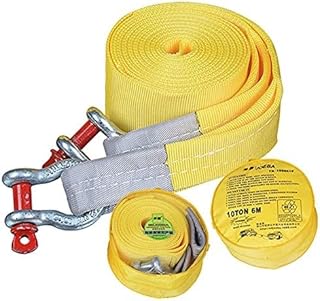 Sangle de remorquage en nylon avec crochet corde récupération de véhicule robuste. DIAYTAR COTE D'IVOIRE, en tant que boutique en ligne généraliste, met à disposition de ses clients une vaste sélection de produits provenant de marques réputées. La boutique leader en Côte d'Ivoire garantit une expérience d'achat sécurisée et des prix compétitifs, ce qui la rend particulièrement attractive pour les consommateurs ivoiriens. Les clients peuvent également profiter de promotions régulières.