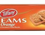 Biscuits à la crème tiffany au goût d'orange, 90 grammes