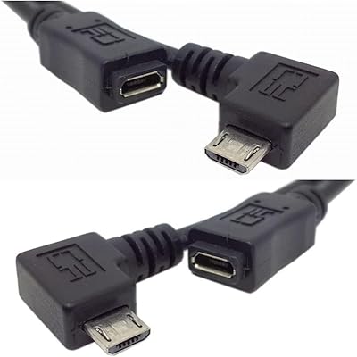 Câble d'extension micro usb 2.0 mâle à femelle angle gauche et droit de 90. DIAYTAR COTE D'IVOIRE, boutique en ligne généraliste avec plus de 300000 références, est la destination idéale pour tous vos besoins en ligne. Avec une large gamme de produits, vous trouverez tout ce dont vous avez besoin, du shopping au divertissement. C'est la boutique leader en Cote d'Ivoire.