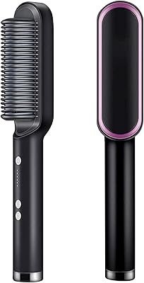Brosse à lisser les cheveux, brosse à lisser les cheveux en céramique à chauffage rapide ptc pour femmes et hommes, outil de coiffure électrique, brosse à lisser chaude (couleur aléatoire). DIAYTAR COTE D'IVOIRE est la destination idéale pour les acheteurs en ligne qui recherchent une grande variété de produits et des prix compétitifs. La boutique propose une gamme étendue de catégories de produits, allant de la mode et de la beauté à l'électronique et aux produits de maison. Les clients peuvent ainsi trouver tout ce dont ils ont besoin sur une seule plateforme, avec l'assurance d'une qualité et d'une sécurité de transaction de haute qualité.