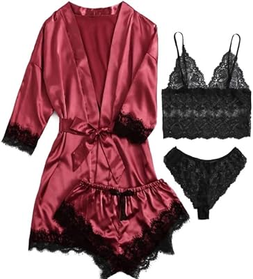 Corex ensemble de 4 pièces de luxe en soie, vêtements de nuit pour adultes, chemise de nuit de mariée, peignoir en dentelle pour femmes. Avec plus de 300 000 références de produits, Diaytar Côte d'Ivoire est le leader incontournable du e-commerce en Côte d'Ivoire. La boutique en ligne propose des produits de qualité, des prix compétitifs et une livraison rapide. Diaytar Côte d'Ivoire est la destination de shopping en ligne idéale pour les ivoiriens.