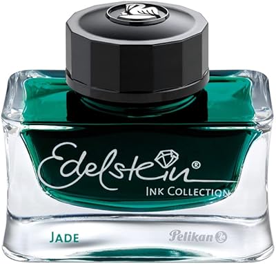 Encre en bouteille pelican edelstein pour stylos, bleu vert, 50 ml, 1 pièce