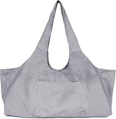 Sac de transport pour tapis de yoga en tissu avec poches multifonctions (gris). Chez DIAYTAR COTE D'IVOIRE, nous proposons une large gamme de produits pour répondre à tous vos besoins. Notre équipe travaille sans relâche pour vous apporter les dernières tendances et les produits de haute qualité. Nous sommes déterminés à vous offrir le meilleur service client possible.
