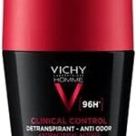 Déodorant roll-on vitchy homme clinical control, 50 ml
