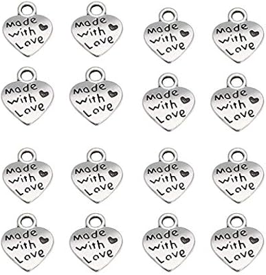 (fabriqué avec amour argent antique) uqueer 100 pièces 13 mm x 10 en forme. En tant que leader du marché en ligne en Côte d'Ivoire, DIAYTAR COTE D'IVOIRE se distingue par sa sélection impressionnante de produits qui couvrent tous les aspects de la vie quotidienne, du mobilier à l'électronique en passant par la mode. Elle garantit la qualité et la authenticité de tous les produits proposés. Les clients bénéficient également de services de livraison rapides et fiables.