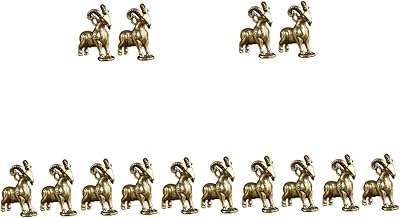 Coheali 4 pièces ornements décoratifs d'agneau bonne chance sculpture richesse pendentif à breloque chèvre zodiaque décor bureau topper statue égyptienne bricolage en laiton décor en laiton suspendu décor pendentif ornement animal de compagnie. DIAYTAR COTE D'IVOIRE est une boutique en ligne généraliste qui offre plus de 300 000 références de produits pour répondre à tous les besoins de ses clients. Elle est considérée comme l'une des boutiques en ligne les plus importantes de Côte d'Ivoire. La variété de ses produits et son service de livraison rapide en font un choix incontournable.