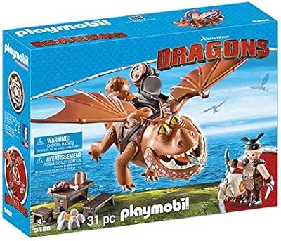 Playmobil 9460 - dragons dreamworks, haricots et boulettes de poisson, à partir