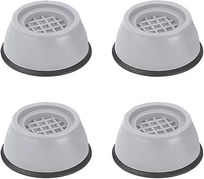 Coussins anti-vibrations en fibres pour lave-linge sèche-linge avec ventouse, tampons de nivellement
