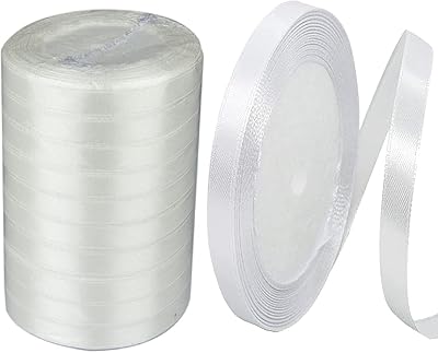 R-moment rosie moment lot de 10 rubans de satin pour emballage cadeau, pinces