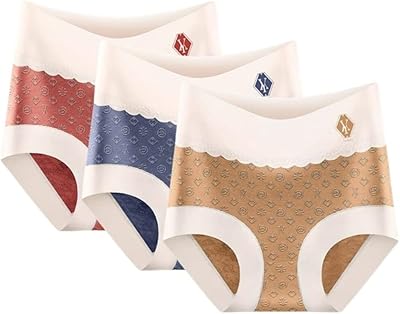 Culotte taille haute confortable et respirante en soie glacée pour femmes