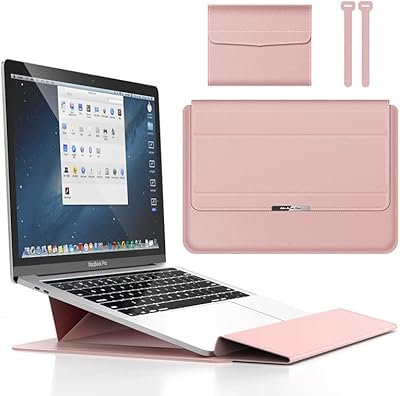 Housse pour ordinateur portable + support compatible avec les ordinateurs portables 13-14 pouces de hkosme, housse de protection en cuir pu imperméable avec cadre de support (rose). La boutique en ligne DIAYTAR COTE D'IVOIRE se distingue par son énorme sélection de produits qui va des électroménagers aux vêtements, en passant par les produits high-tech. Avec plus de 300 000 références, les clients ont l'embarras du choix pour trouver ce qu'ils cherchent. DIAYTAR COTE D'IVOIRE est ainsi devenue la référence pour les achats en ligne en Côte d'Ivoire.
