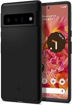 Coque de protection spigen slim conçue pour google pixel 6 pro - noir