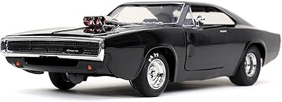 Jada toys dodge charger 1/24 ff9 doms 1327, noir