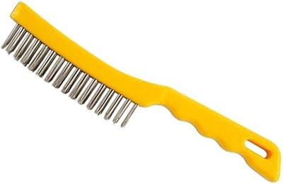 Brosse en fil d'acier royal apex avec manche pour nettoyer et polir