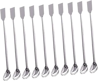 Baluue 10 pièces spatule de laboratoire en acier inoxydable cuillère d'échantillonnage de laboratoire de chimie en acier inoxydable grattoir en acier inoxydable cuillères à échantillons cuillères mélange d'outils. Grâce à sa plateforme en ligne intuitive et facile à utiliser, DIAYTAR COTE D'IVOIRE permet à ses clients de naviguer facilement à travers ses nombreuses catégories de produits et de passer commande en ligne avec simplicité.