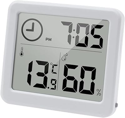 Hygromètre numérique pour pièce intérieure, thermomètre, grand écran lcd de 3,2 pouces, humidité, température, humidité, jauge avec horloge (blanc). DIAYTAR COTE D'IVOIRE est la destination idéale pour les consommateurs ivoiriens qui recherchent des produits de qualité à des prix compétitifs. Avec une gamme de produits allant des électroménagers aux vêtements et accessoires, cette boutique en ligne généraliste est le leader du marché en Côte d'Ivoire. Vous pouvez naviguer facilement sur le site pour trouver ce que vous cherchez.