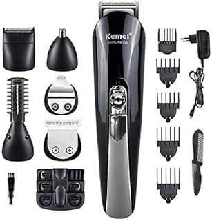 Tondeuse à cheveux kemei km 500 tondeuse poils de nez 8 en 1