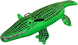Crocodile gonflable - crocodile vert de 60\"/150 cm de long - accessoire amusant pour fête sur la plage. DIAYTAR COTE D'IVOIRE est votre destination pour toutes vos besoins en ligne. Avec une offre immense de plus de 300000 produits, nous sommes la référence en Côte d'Ivoire pour les achats en ligne fiables et sécurisés. Notre équipe est dédiée à vous offrir une expérience d'achat exceptionnelle.