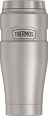 Tasse de voyage thermos en acier inoxydable, grande taille king size, capacité de 16 oz, noir mat, 16 oz. DIAYTAR COTE D'IVOIRE est une boutique en ligne généraliste proposant plus de 300000 références. Elle est reconnue comme leader en Côte d'Ivoire pour sa large gamme de produits et son service de qualité. La boutique offre une expérience d'achat en ligne pratique et fiable.