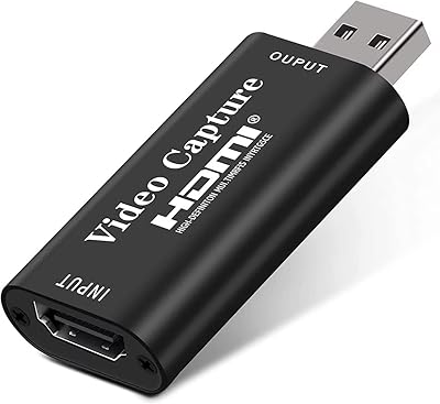 Cartes d'enregistrement audio-vidéo 1080p hdmi vers usb 2.0 pour appareil photo reflex numérique