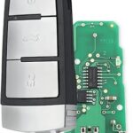 Remplacement de clé à distance de voiture à 3 boutons 433mhz pour para