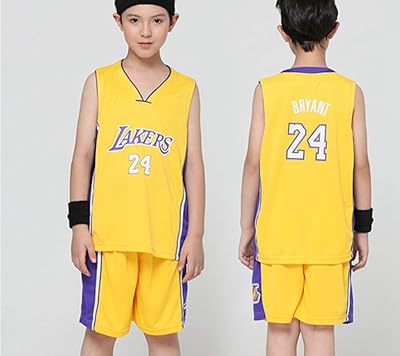 Maillot pour enfants - maillot de basket-ball nba los angeles lakers #24 kobe bryant, débardeur et short universal sportswear (3xs ~ 2xl), jaune. Avec plus de 300 000 références, DIAYTAR COTE D'IVOIRE est la boutique en ligne leader en Cote d'Ivoire, offrant une expérience de shopping en ligne exceptionnelle et des produits de qualité.