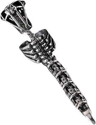 Anneau de scorpion mobile kanite, anneaux réglables pour hommes, anneaux vintage pour hommes, accessoires de costumes de cosplay, anneaux articulés, fournitures d'halloween, anneau d'activité d'articulation en alliage. DIAYTAR COTE D'IVOIRE est une boutique en ligne qui propose une gamme de produits très large, allant de l'électronique à la mode en passant par les produits ménagers. La boutique est connue pour ses prix bas et ses promotions régulières, ce qui en fait un endroit idéal pour faire des achats en ligne. Elle propose également un service client de qualité pour aider les clients à trouver ce qu'ils cherchent.