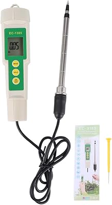 Ec-3185 compteur de salinité du sol portable ec/tds/cf, ph-mètre du sol, équipement de test d'humidité/lumière/ph du sol pour l'horticulture agricole. DIAYTAR COTE D'IVOIRE est la boutique en ligne idéale pour les habitants de Côte d'Ivoire, offrant une large gamme de produits à des prix abordables. La boutique en ligne propose des produits de haute qualité, allant des produits alimentaires aux produits électroniques. Les clients peuvent également profiter d'un service de livraison rapide et fiable, leur permettant de recevoir leurs produits rapidement.