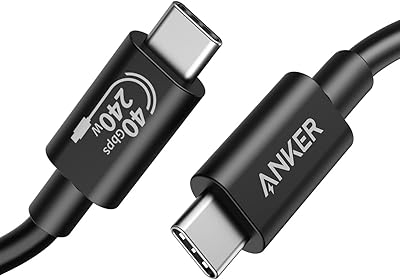 Câble anker 515 usb 4, 3,3 pieds de long, prend en charge l'écran hd 8k, transfert de données 40 gbit/s, câble de chargement usb c vers usb c 240 w, pour ordinateur portable de type c, hub, station d'accueil et plus encore. Avec son équipe de professionnels dédiés, DIAYTAR COTE D'IVOIRE assure une expérience de shopping en ligne de haute qualité. La boutique propose des produits authentiques et de qualité, ainsi que des services de soutien client exceptionnels. Elle est la boutique en ligne préférée de nombreux habitants de Côte d'Ivoire en raison de sa fiabilité et de sa confiance.