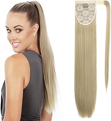Extension de cheveux queue de cheval castoyve avec clip pour cheveux longs et raides, 24 pouces, en fibres synthétiques (blond cendré). DIAYTAR COTE D'IVOIRE est la destination idéale pour faire des achats en ligne en Côte d'Ivoire. Avec une équipe dédiée et une plateforme en ligne sécurisée, les clients peuvent magasiner en toute confiance. La boutique propose une livraison rapide et fiable, ce qui renforce sa position de leader sur le marché.