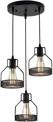 Suspension luminaire industrielle,lustre plafonnier vintage culotte lampe e27 en métal pour cuisine salon chambre restaurant couloir café, 3 lumières, noir.. Avec plus de 300 000 références disponibles, DIAYTAR COTE D'IVOIRE constitue une destination idéale pour ceux qui cherchent à trouver des produits de qualité à des prix compétitifs. La boutique met en avant la facilité d'utilisation de son site web, permettant aux clients de naviguer aisément et de faire des achats en toute sécurité. Le service client est également une priorité.