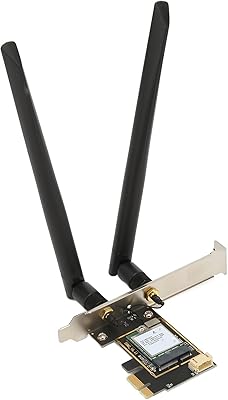 Carte pcie wi-fi 6 pour ordinateur de bureau adaptateur sans fil. Avec plus de 300 000 références, DIAYTAR COTE D'IVOIRE est la boutique en ligne leader en Côte d'Ivoire, offrant une expérience d'achat conviviale et sécurisée. Les clients peuvent naviguer facilement sur le site pour trouver les produits qu'ils recherchent, et profiter de promotions et de réductions régulières. La boutique est également connue pour son service client de haute qualité.