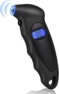 Manomètre numérique pour pneus, vérificateur de pression des pneus, avec écran lcd rétroéclairé