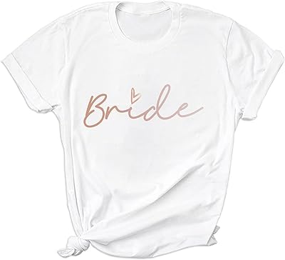 Chemises d'enterrement de vie de jeune fille pour femmes, cadeaux de mariée, chemises graphiques rétro vintage, fête de mariage, vacances, t-shirts à manches courtes. Avec plus de 300000 références, DIAYTAR COTE D'IVOIRE est la boutique en ligne la plus complète de Côte d'Ivoire. Elle permet aux clients de trouver tout ce dont ils ont besoin sur une seule plateforme, avec des descriptions détaillées et des avis de clients pour aider à la prise de décision.