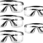 5 jeux de lunettes de sécurité et protection oculaires colorées et respirantes