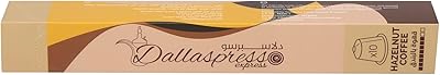 Capsules de café expresso noisette compatibles nespresso dallaspresso noisette, 10 capsules