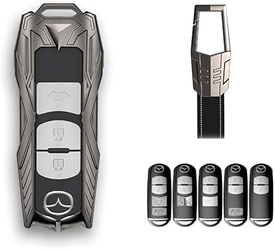 Jiliang mazda couvercle de porte-clés, compatible avec mazda 2 3 5 6 8