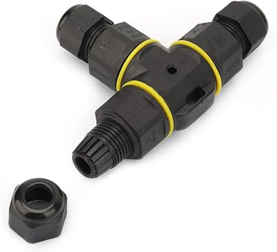 Boîte de jonction ip68 13a à 3 broches, connecteur en t, coque