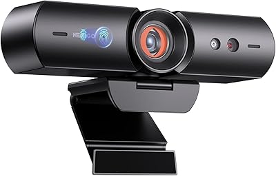 Webcam helo cam 1080p avec windows hello et microphone véritable confidentialité